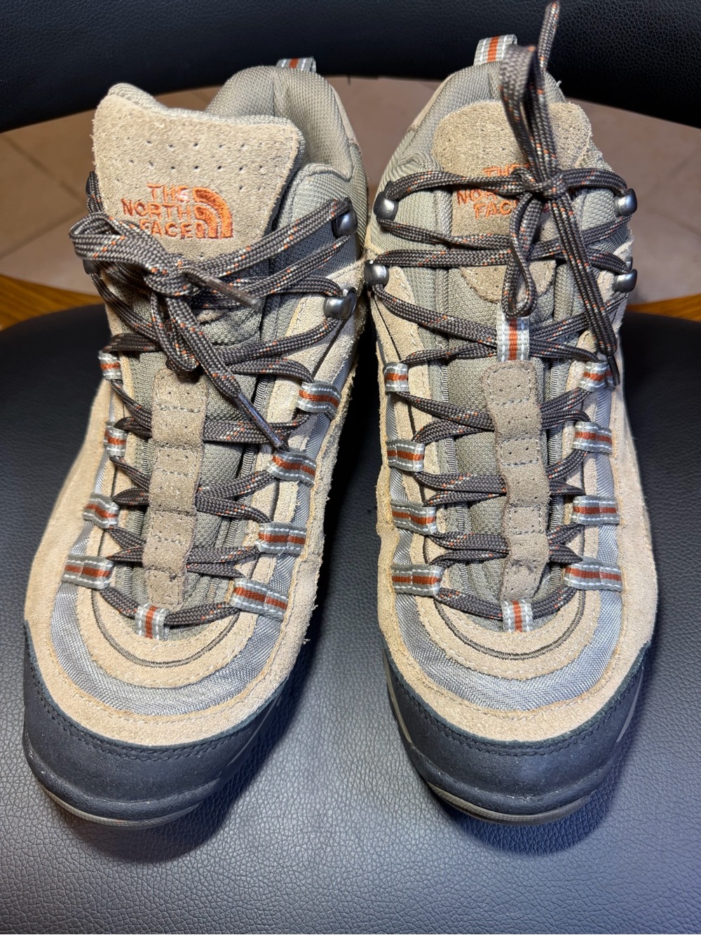 The North Face Tan and Gray Waterproof Hiking Boots Men’s Sz 8.5 - Picture 4 of 13